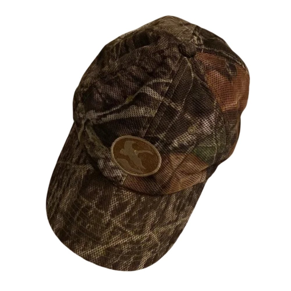 Gander Mountain Camouflage Velcro Back Fishing Outdoor Baseball Hat OS